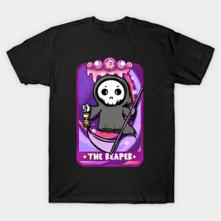 Cute Kawaii Anime Reaper Tarot Card T-Shirt T-Shirt